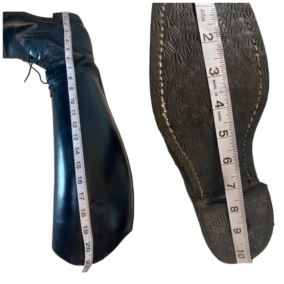 Boxer Riding Boots Dressage Equestrian Tall Black Leather Europe Brand U… - Picture 14 of 16